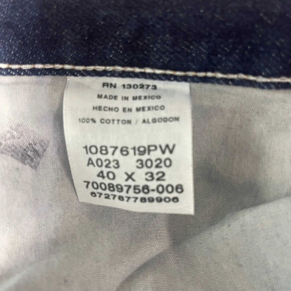 MN6 Men's Gray Pinstripe Dress Pants - Picture 5 of 5